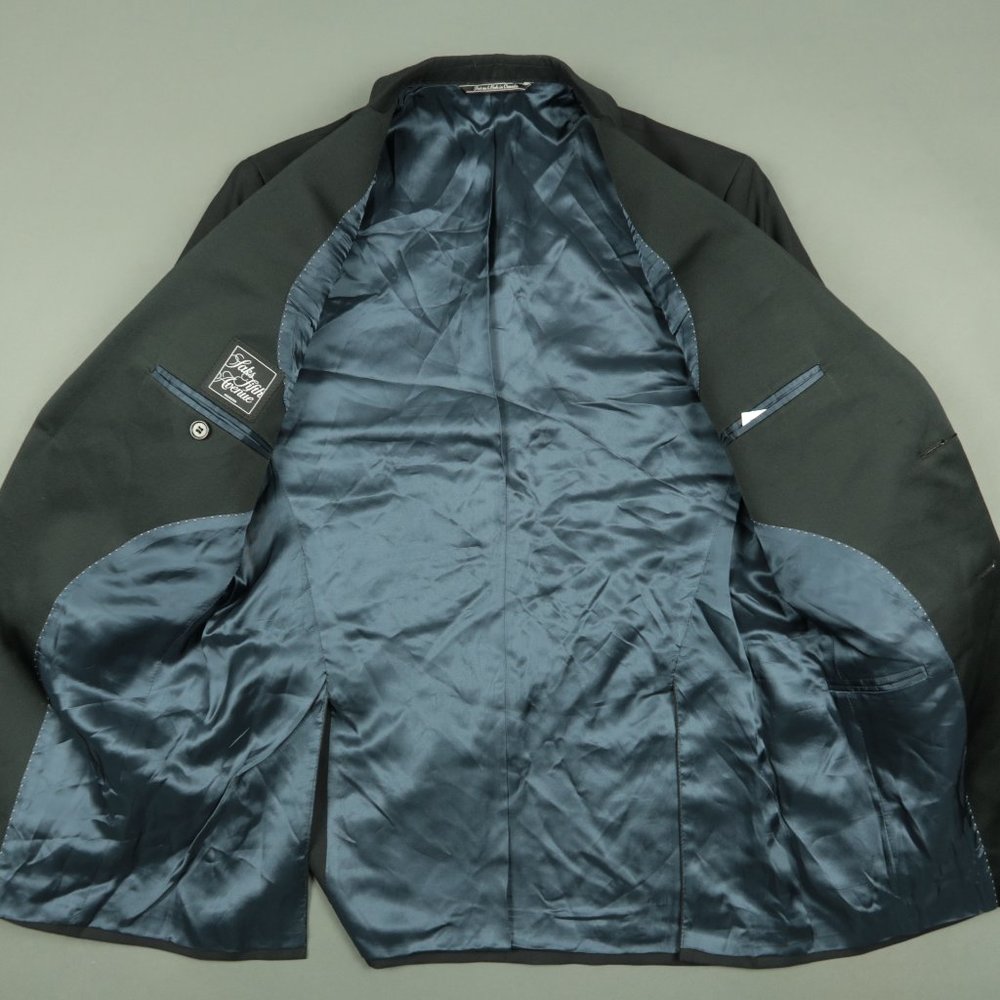 Saks Fifth Avenue Black Tuxedo Dinner Jacket - Picture 2 of 7